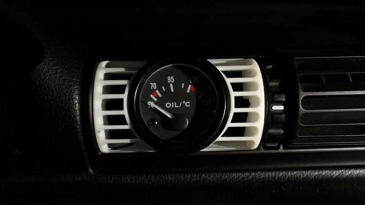 Grila ventilatie pentru ceas boost, presiune ulei, 52 mm, BMW E36
